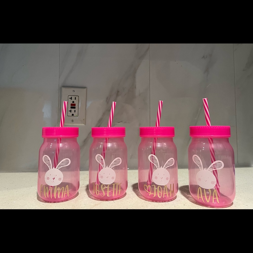 Personalized Easter tumbler for kids